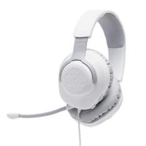 JBL Quantum 100 Over-Ear Wired Gaming Headset White